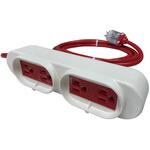 病院用接地タップ医用プラグ付 MR7548TDシリーズ 明工社