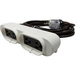 病院用接地タップ医用プラグ付 MR7548TDシリーズ 明工社