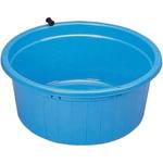 丸型105L栓付 ブルー キングタライ 丸型105L栓付 ブルー サンコープラスチック