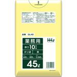 GL45 GL45 ポリ袋 45L黄 10枚 0.040mm ハウスホールドジャパン