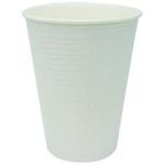 80180094 エンボスカップ 白無地 340ml50P 業務用 アートナップ
