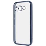 Google Pixel 9a Like standard 精密設計 カメラ保護 衝撃吸収 バンパー メタリック TPUソフトケース / ブルー レイ・アウト