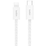 BoostCharge USB-C to ライトニング ソフトケーブル 1.5M ホワイト BELKIN(ベルキン)
