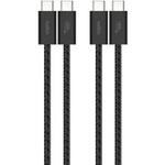 BoostCharge 60W USB-C to Cソフトケーブル 1.5M 2本セット ブラック BELKIN(ベルキン)