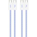 BoostCharge 60W USB-C to Cソフトケーブル 1.5M 2本セット ブルー BELKIN(ベルキン)