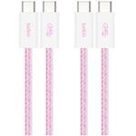 BoostCharge 240W USB-C to Cソフトケーブル 1.5M 2本セット ピンク BELKIN(ベルキン)