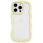 Wavy Case for iPhone 16 Pro (yellow) ユニケース