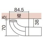 連続手すり900mmピッチタイプ(リフォーム用) エンドL部材 Panasonic(パナソニック)