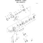 インパクトレンチ (ワンハンマタイプ)NW-3500P(P) 部品 日本ニューマチック工業