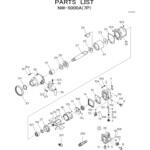 インパクトレンチ (ワンハンマタイプ)NW-5000A(7P) 部品 日本ニューマチック工業