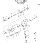 インパクトレンチ (ツーハンマタイプ) NW-5LP(P) 部品 日本ニューマチック工業