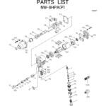 インパクトレンチ (ツーハンマタイプ) NW-8HPA(P) 部品 日本ニューマチック工業