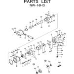 インパクトレンチ (ツーハンマタイプ) NW-16HS(P) 部品 日本ニューマチック工業