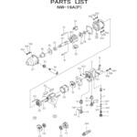 インパクトレンチ (ツーハンマタイプ) NW-19A(P) 部品 日本ニューマチック工業