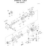 インパクトレンチ (ツーハンマタイプ) NW-22A(P) 部品 日本ニューマチック工業