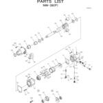 インパクトレンチ (ツーハンマタイプ) NW-38(P) 部品 日本ニューマチック工業