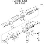 インパクトドライバ ND-6HS(X) 部品 日本ニューマチック工業