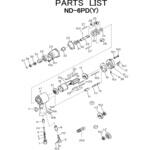 インパクトドライバ ND-6PD(Y) 部品 日本ニューマチック工業