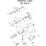 インパクトドライバ ND-6SD(Y) 部品 日本ニューマチック工業