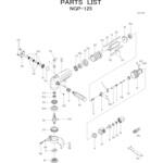 アングルグラインダ NGP-125 部品 日本ニューマチック工業