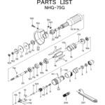 CNSグラインダ NHG-75G 部品 日本ニューマチック工業