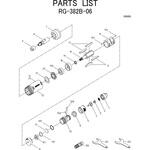 ダイグラインダ RG-382B-06 部品 日本ニューマチック工業