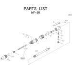 フラックスハンマ NF-20 部品 日本ニューマチック工業