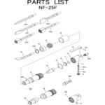 フラックスハンマ NF-25F 部品 日本ニューマチック工業