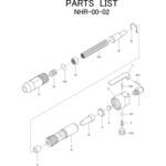 ニードルスケーラ NHR-00-02 部品 日本ニューマチック工業