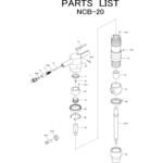 コンクリートブレーカ NCB-20 部品 日本ニューマチック工業