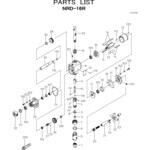 エアードリル NRD-16R 部品 日本ニューマチック工業