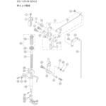 本縫ミシン用部品 DDL-5550N押え上げ関係 JUKI