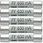 0590 0006 ヒューズセット(5個) 630mA/1000V testo(テストー)