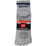 ヘインズ 5本指ショートソックス3足組 ヘインズ(Hanes)