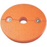 直径250mm×厚50mm×穴46mm オレンジ 標識灯用フロート ウレタン吹付け品 愛和産業