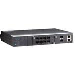 PT-7710-D-LV IEC 61850-3認証 8+2Gポート マネージドスイッチ ダウンケーブリング 1電源 MOXA