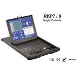 サーバーラック用LCD一体型KVMコンソールドロワー 1U 17インチ HD ...