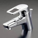 TLHG31DEFR 台付シングル混合水栓(エコシングル、吐水口回転、ワンプッシュ、) TOTO