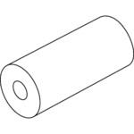 紙幅58mmXロール外径80mm プリンタ用紙(5本/箱：VZ-800用) ケツト科学研究所
