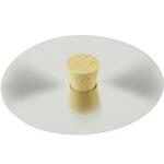 集気びん用ふた(燃焼実験用)アルミ製 ナリカ