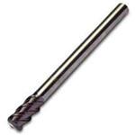 4枚刃R付スレンダーエンドミル(TiAlNコート) 三洋工具