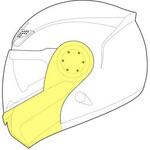 Z869RG126 Complete Chin 塗装済み イエロー GIVI(ジビ)
