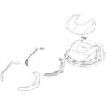 ZB37CNM Lid For B37 Blade  ブラック GIVI(ジビ)