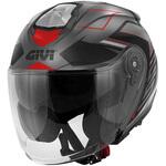 aprilia ジェットヘルメット Mサイズ マットブラック/レッド アプリリアの日本向けジェットヘルメットが発売開始