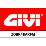 ZOBK48ARFM スーツケース ボトム ALU シルバー 右側 GIVI(ジビ)