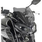 A2132 スクリーン Yamaha MT09 1720 スモーク dim. H×W 28×365 cm フィッティングキット付属 GIVI(ジビ)
