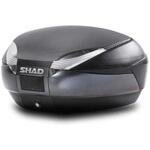 D0B48306R トップケース SH48 ダークグレー カーボン バックレスト付き SHAD (シャッド)