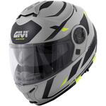 HX21RNBGY54 フリップアップヘルメット X.21 EVO NUMBER マットグレー/ブラック/イエロー サイズ 54/XS GIVI(ジビ)