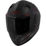 H507FPHBR54 フルフェイスヘルメット 50.7 PHOBIA マットブラック/レッド サイズ 54/XS GIVI(ジビ)