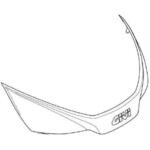 Z2750R リフレクター レッド FOR B27N BAULETTO GIVI(ジビ)